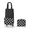 Nákupní taška na kolečkách Reisenthel Foldabletrolley Dots white #2