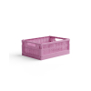 Skládací přepravka midi Made Crate  - soft fuchsia