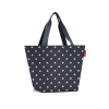 Nákupní taška přes rameno Reisenthel Shopper M Metallic dots blue #3