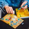 Taštička na zip 3 ks LOQI VINCENT VAN GOGH Flower Pattern #2