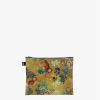Taštička na zip 3 ks LOQI VINCENT VAN GOGH Flower Pattern #3