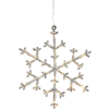 Svítící vločka na zavěšení výška 30 cm STAR TRADING Star - čirá #6