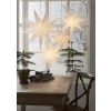 Závěsná svítící hvězda průměr 43 cm Star Trading Lysa - bílá #6