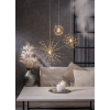 Závěsná světelná LED dekorace výška 16 cm Star Trading Firework - stříbrná #7