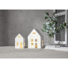 Světelný LED řetěz s domečky výška 20 cm Star Trading Plain - bílý #3