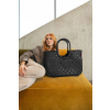 Nákupní taška Reisenthel Loopshopper L Frame Glossy dots black #10