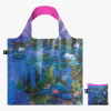 Skládací nákupní taška LOQI CLAUDE MONET Water Lilies Neon #2