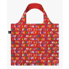 Skládací nákupní taška LOQI LOVE LIFE Red