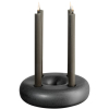 Kameninový svícen průměr 22 cm ASA Selection - černý