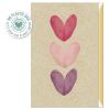Ražené přání s obálkou Artebene Hearts