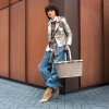 Nákupní košík Reisenthel Carrybag Herringbone mokka #2
