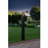 Solární LED osvětlení se senzorem pohybu výška 80 cm Star Trading Vici - černé