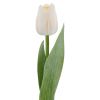 Umělý tulipán výška 35 cm Gasper - bílý #2
