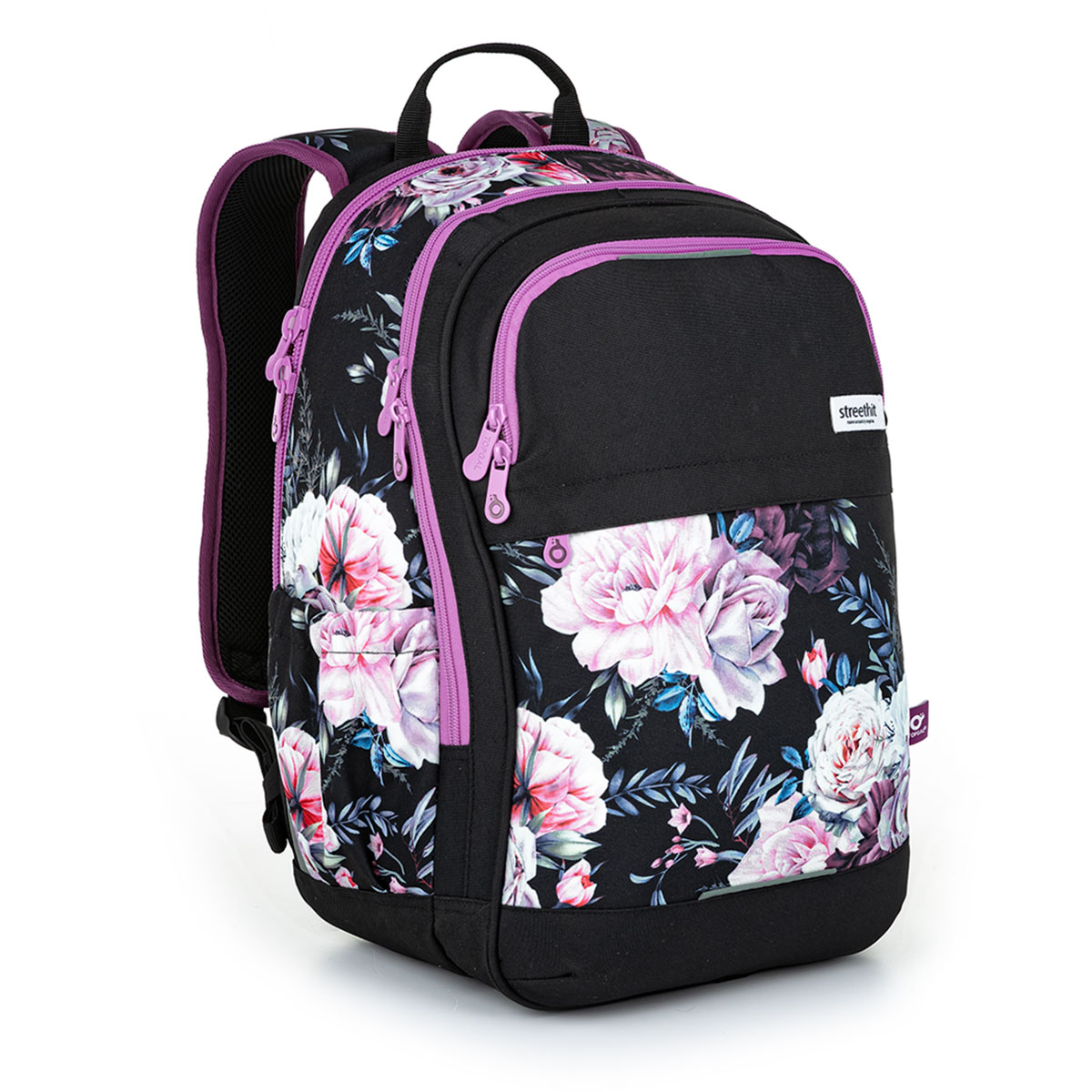 Fotografie Studentský batoh s květinami Topgal RUBI 22027