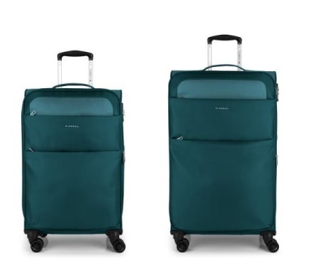 Cestovní sada kufrů Gabol Cloud turquoise 79+69 cm