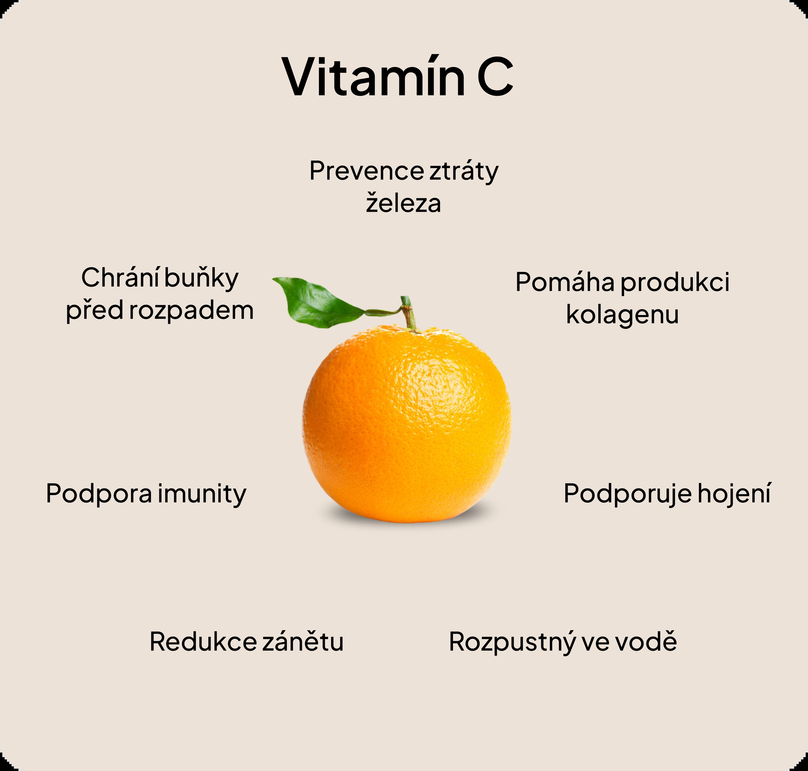 Vitamin C jak pomáhá