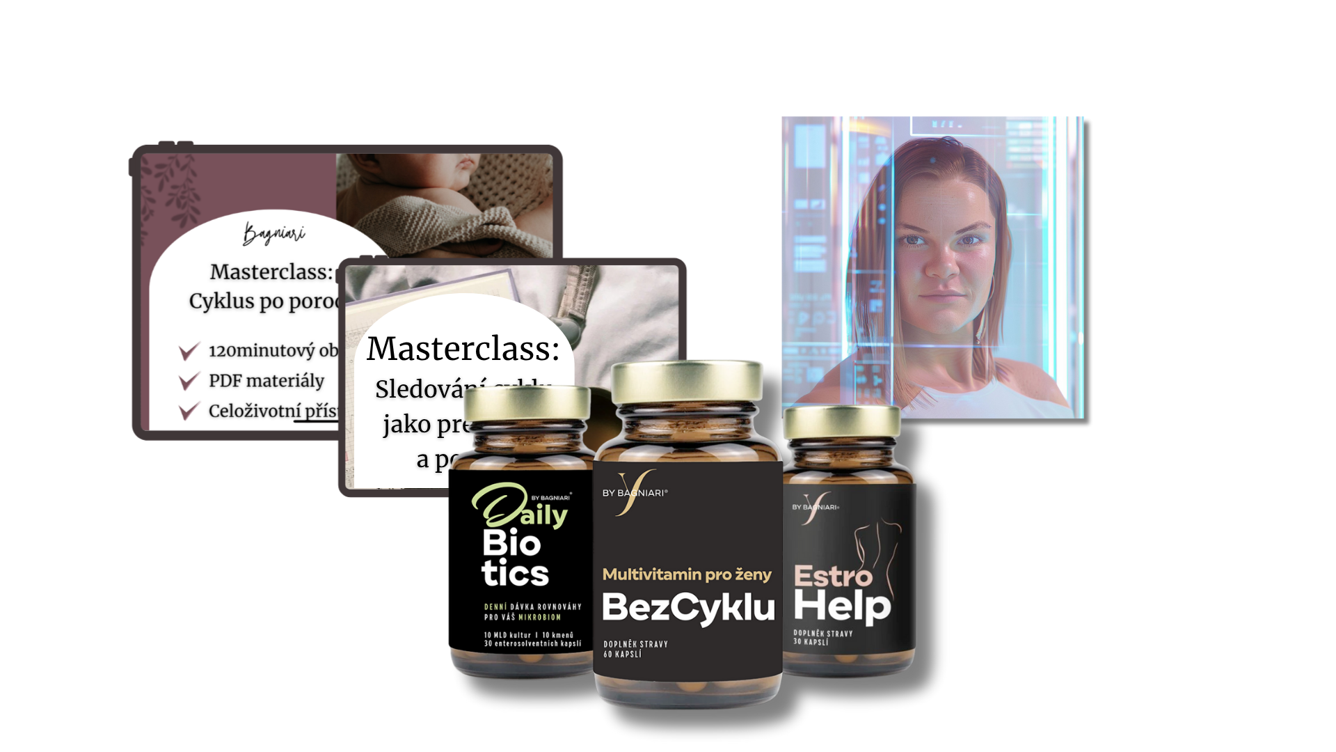 Bagniari Dopřávám si to nejlepší – Vysazení/Beru Hormonální antikoncepci | 4-měsíční plán