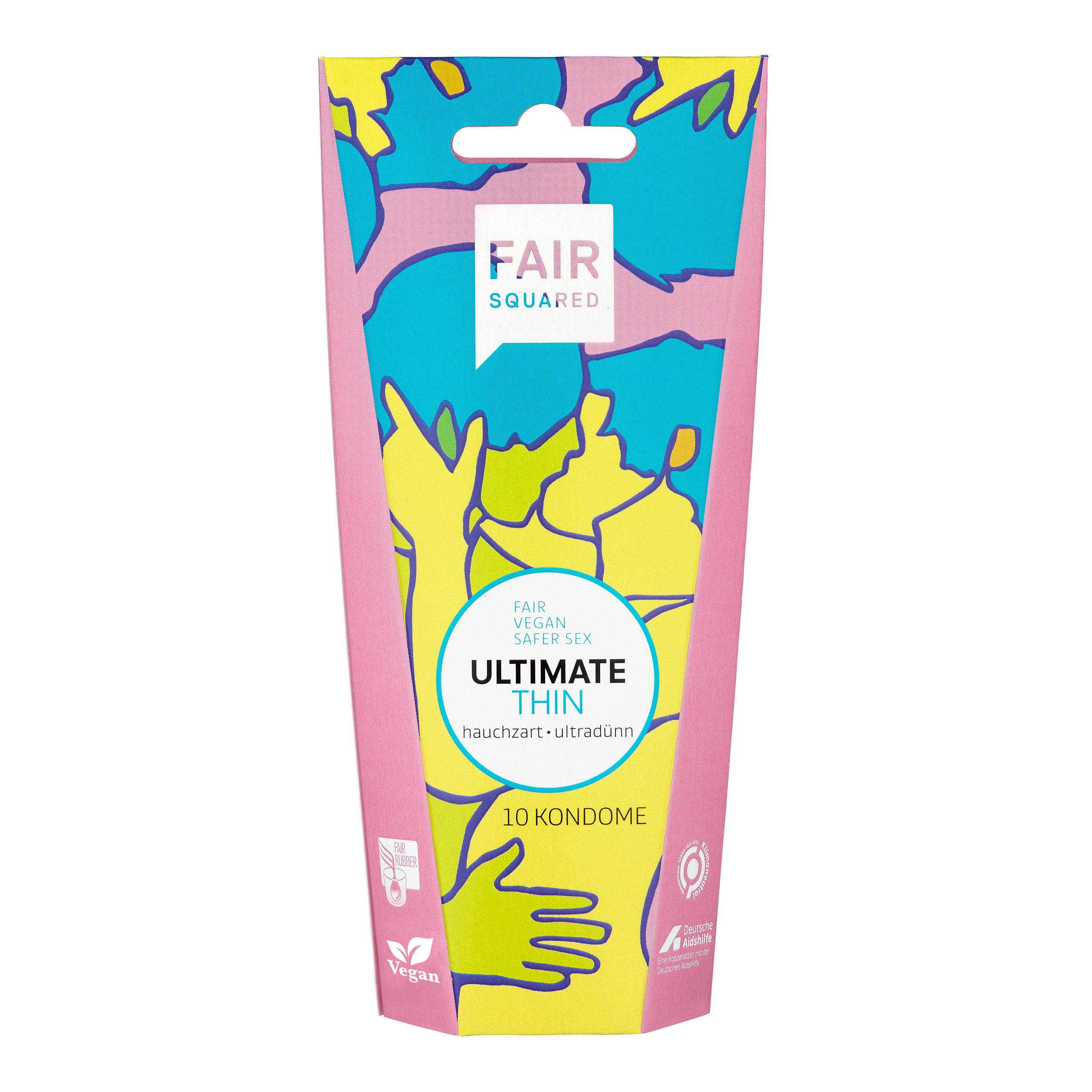 FAIR SQUARED Kondom ULTIMATE THIN 10 ks