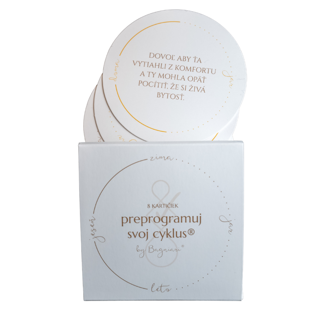 Bagniari Preprogramuj svoj cyklus® KARTIČKY 8 karet