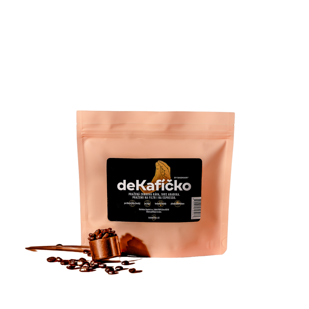 Bagniari Dekafíčko - 330 g kávových bobů šetrně zbavených kofeinu Varianta: Jednorázový nákup