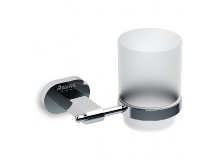 Držiak s pohárom CR 210.00 CHROME Ravak, sklo/chróm