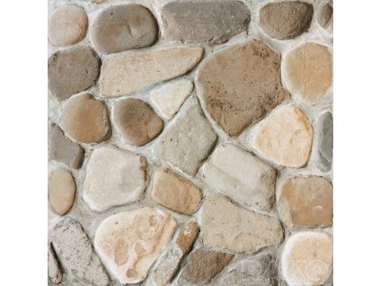Dlaždica 33x33 cm Rako PEBBLES, bežovo-šedá
