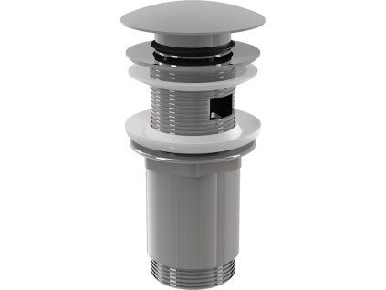 Umývadlová výpusť A392 Alca Click/Clack, s prepadom, velká zátka, chrom