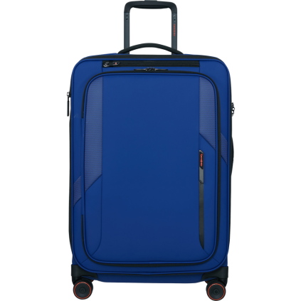samsonite glazed spinner 67 24 exp electric blue