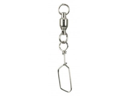 Aquantic obratlík s karabinou Square BB Swivel Velikost 4, 5 ks