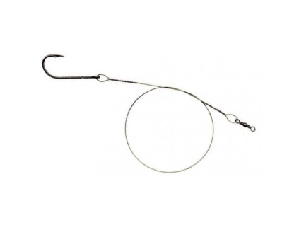 Mistrall ocelové lanko pro lov dravců 1 x 7 (7 kg) Green, Velikost 20cm, 2ks/bal