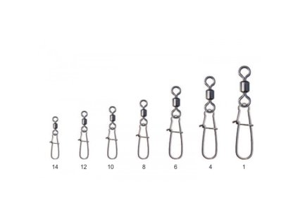 Mistrall obratlík s karabinou Velikost 8, 10ks/bal