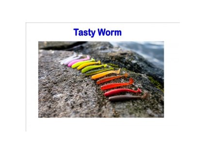 Tasty Worm, 50mm, 0,8g Varianta:  Kiwi