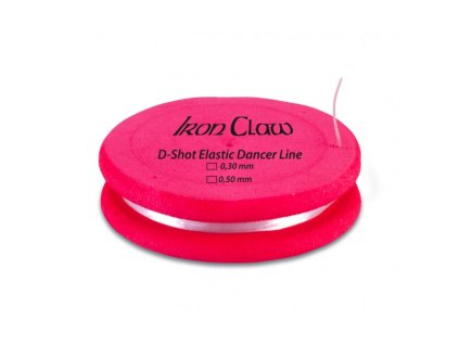 Iron Claw elastický vlasec D-Shot Elastic Dancer Line 0,50 mm 3 m