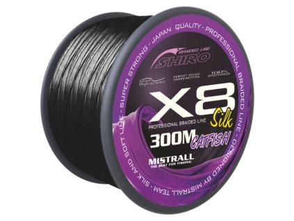 Mistrall Šňůra Shiro catfish X8 0,80mm 300m černá
