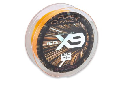Iron Claw šňůra Pure Contact X9 0,13mm 150m oranžová