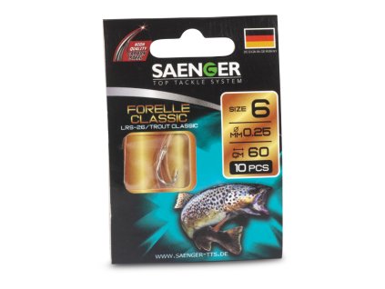 Saenger návazec na pstruhy Forelle Classic 8, 10 ks