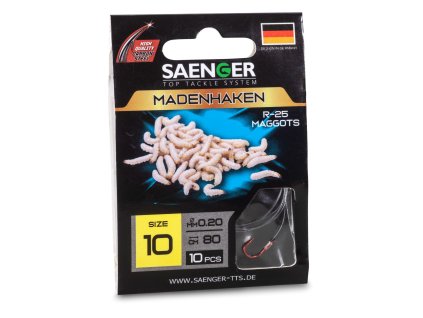 Saenger Návazec na chytání s červy Madenhaken R-25 vel. 16, 10 ks/bal