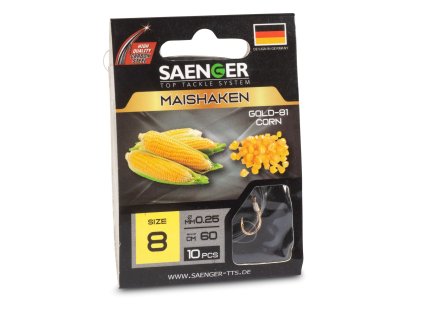 Saenger Návazec na chytání s kukuřicí Maishaken vel. 6, 10 ks/bal