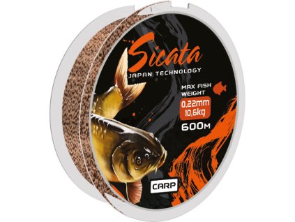 Mistrall vlasec Sicata carp 600 m, průměr 0,35 mm