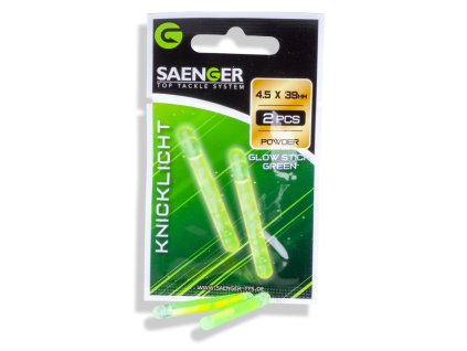 Saenger chemické světlo 3,0 x 25 mm zelená 2 ks