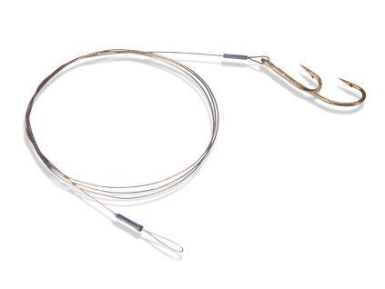 Saenger lanko s dvojháčkem Ryder hook , vel. 4, 50 cm/9 kg