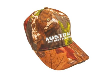 Mistrall kšiltovka se světlem vzor oranžové listí