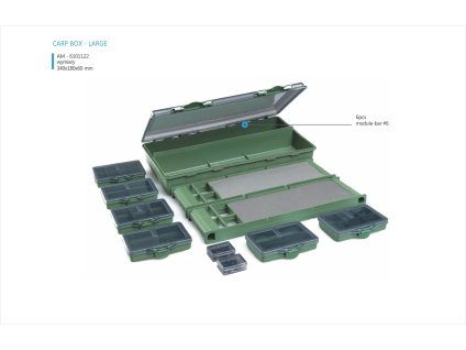Sada organizačních boxů a plat na návazce