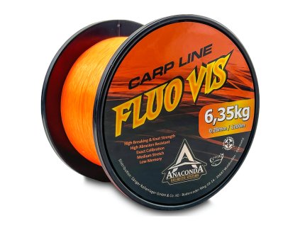 Anaconda vlasec Fluo Vis 0,30 mm 1200 m oranžová