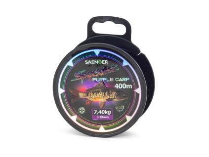 Saenger vlasec Carp (kapr) 0,30 mm 400 m, fialová