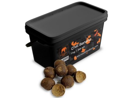 Mastodont Baits  Boilies Chill Banana 1 kg 24 mm
