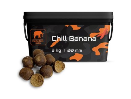 Mastodont Baits Boilies Chill Banana 3 kg 24 mm