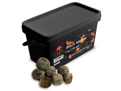Mastodont Baits Boilies Black Mamba 1 kg 20 mm