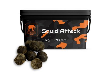 Mastodont Baits Boilies Squid Attack 3 kg 24 mm