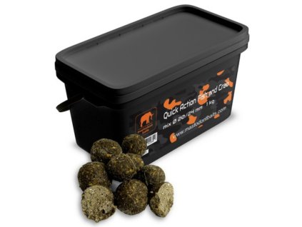Mastodont Baits Boilies quick action Fish and Crab mix 1 kg 20/24 mm
